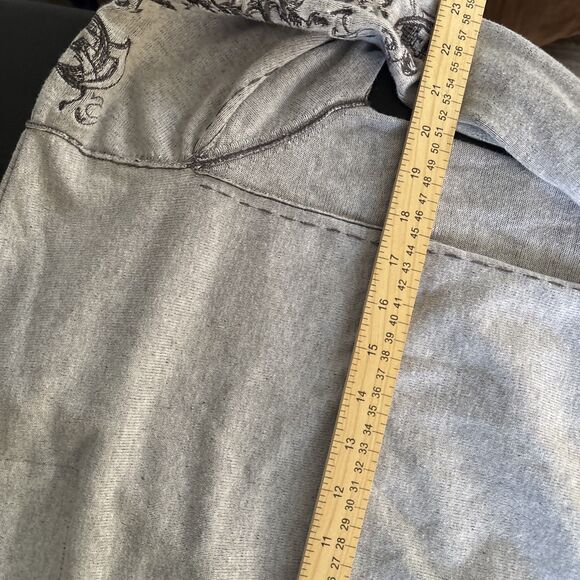 BKE Buckle Women's Sweater Dark Gray Size Large Long Sleeve Pullover 1/4 Zip - Picture 9 of 11